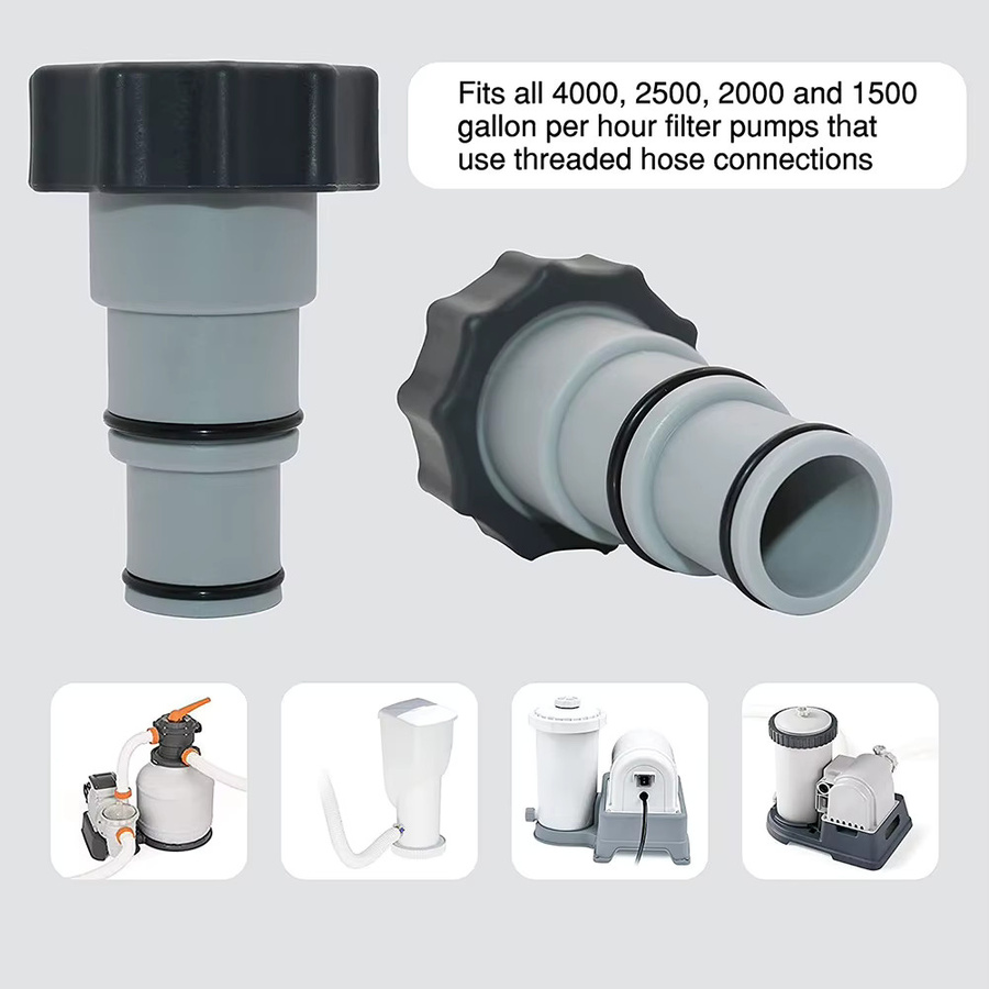 Intex ARU Pool-Schlauchadapter mit Gewindeanschluss für Filterpumpen mit 1500 bis 4000 Gallonen pro Stunde - Bild 5