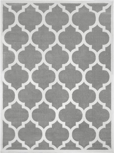 Teppich Sinay in Grau, orientalisch, pflegeleicht und fußbodenheizungsgeeignet, B: 80 cm, L: 150 cm - Bild 1