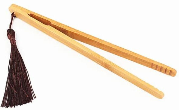 Yiran Furniture Tee-Clip aus Bambusholz in Braun für Küche und Lebensmittel - Bild 1
