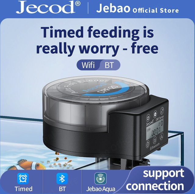 Jebao DRF-15/20 Automatischer Aquarium-Fischfütterer mit Fernsteuerung und Zeitsteuerung für eine präzise Futtermenge - Bild 1
