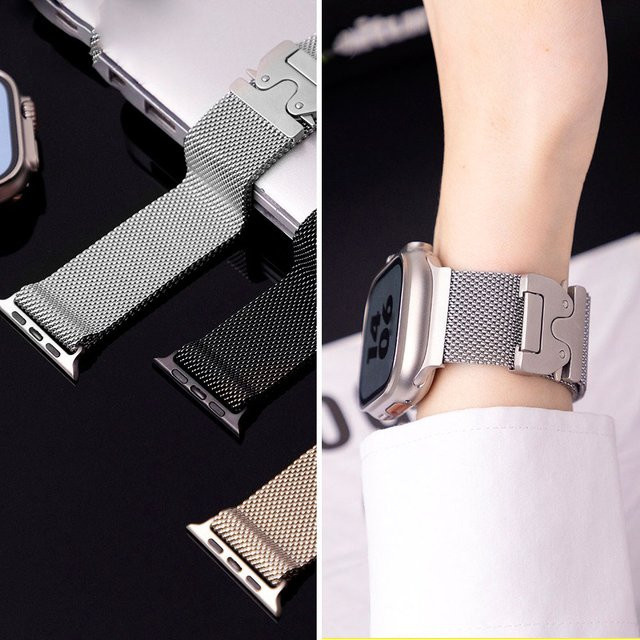 Milanaise-Armband Edelstahl, Silber, Unisex - Bild 1