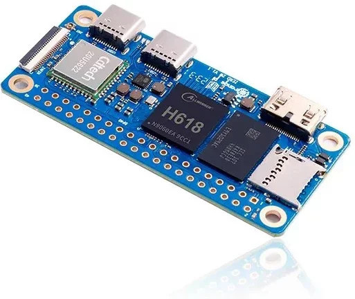 Orange Pi Zero 2W Single Board Computer mit Allwinner H618, DDR4 RAM, WiFi und Bluetooth in Blau - Bild 1