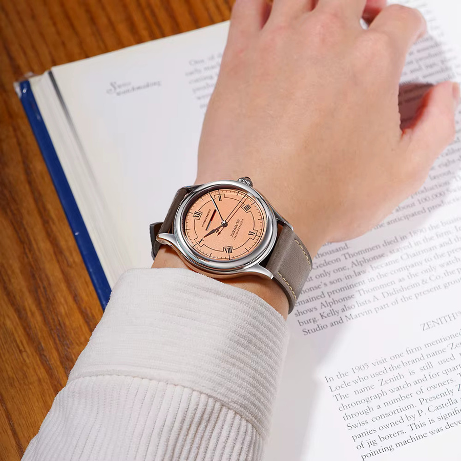 FARASUTE Armbanduhr, Handaufzug, Edelstahl, Saphirglas, Herren - Bild 1