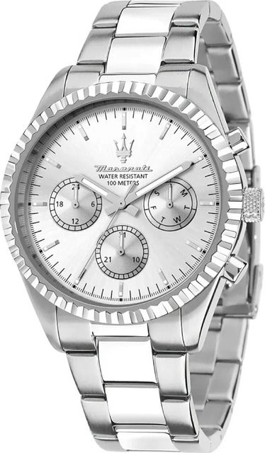Maserati Herrenuhr Competizione Chronograph, Edelstahl, Quarz, 43 mm - Bild 1