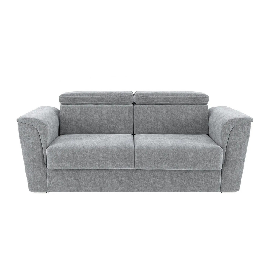 Vente-unique Schlafsofa Rizora in Grau mit Stoffbezug, Breite: 210 cm - Bild 2