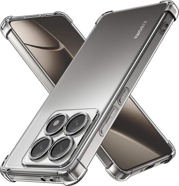Transparente stoßfeste Silikon-Soft-Hülle für Xiaomi Mi 15 14 14T 13 13T 12 12X 12S 12T 11 11T Pro Lite 5G Clear Cover - Bild 1