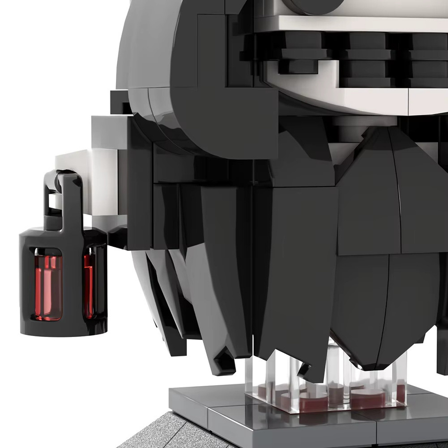Moc Ghost Brick heads Action figur Bausteine, Garno, Bunt / Mehrfarbig, Schwarz, Kunststoff - Bild 3