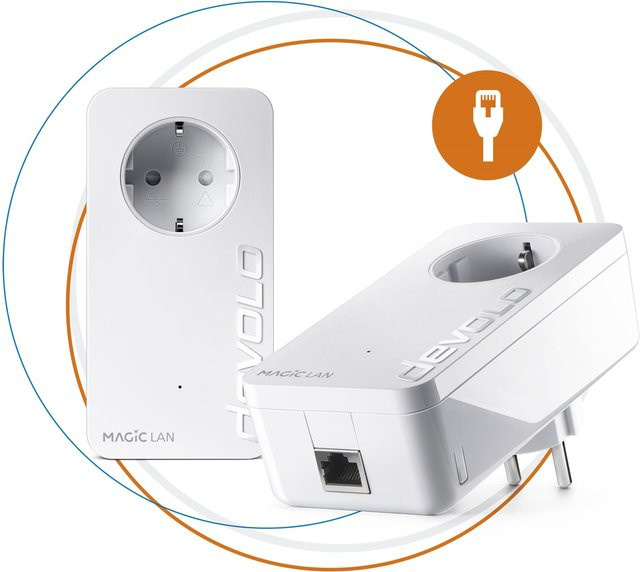 Devolo Magic 1 LAN Starter Kit Powerline 1200 Mbit/s in Weiß - Bild 1