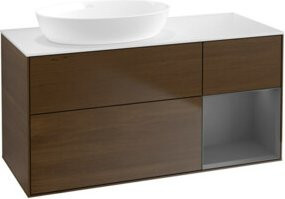 V&B Waschtischunterschrank Finion in Weiß lackiert, Breite: 120 cm, Tiefe: 50,1 cm, Höhe: 50,1 cm - Bild 1