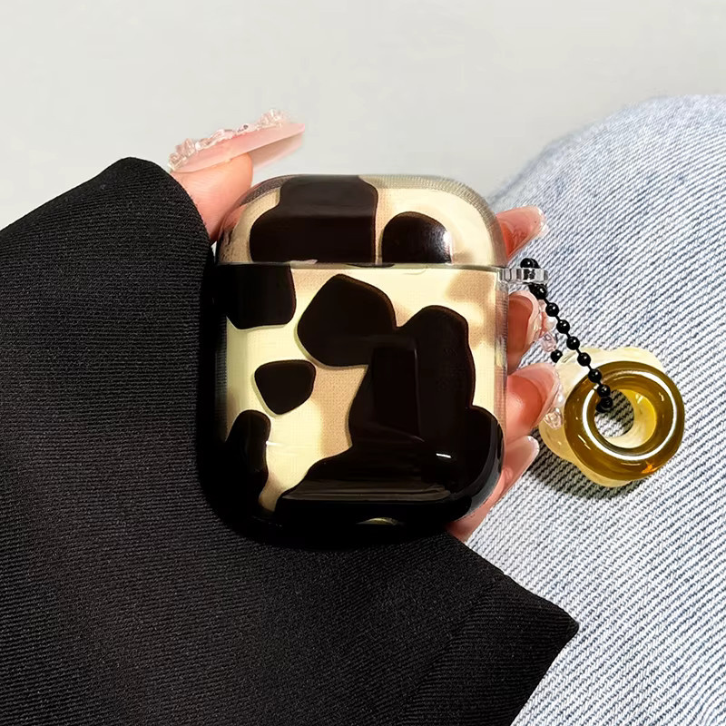 Creative Color Collision Achat Render Kopfhörerhülle für Apple AirPods 1, 2, 3, 4 und Pro 2 in Schwarz Weiß Multicolour - Bild 3