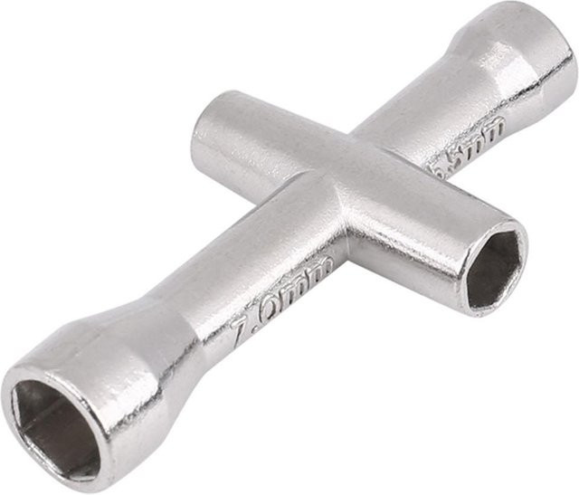 Meterk Kreuzschlüssel Hülse aus Metall für Crawler Fernbedienung Zubehör, Farbe: Weiß/Silber, Größen: 4 mm, 5 mm, 5,5 mm und 7 mm - Bild 1