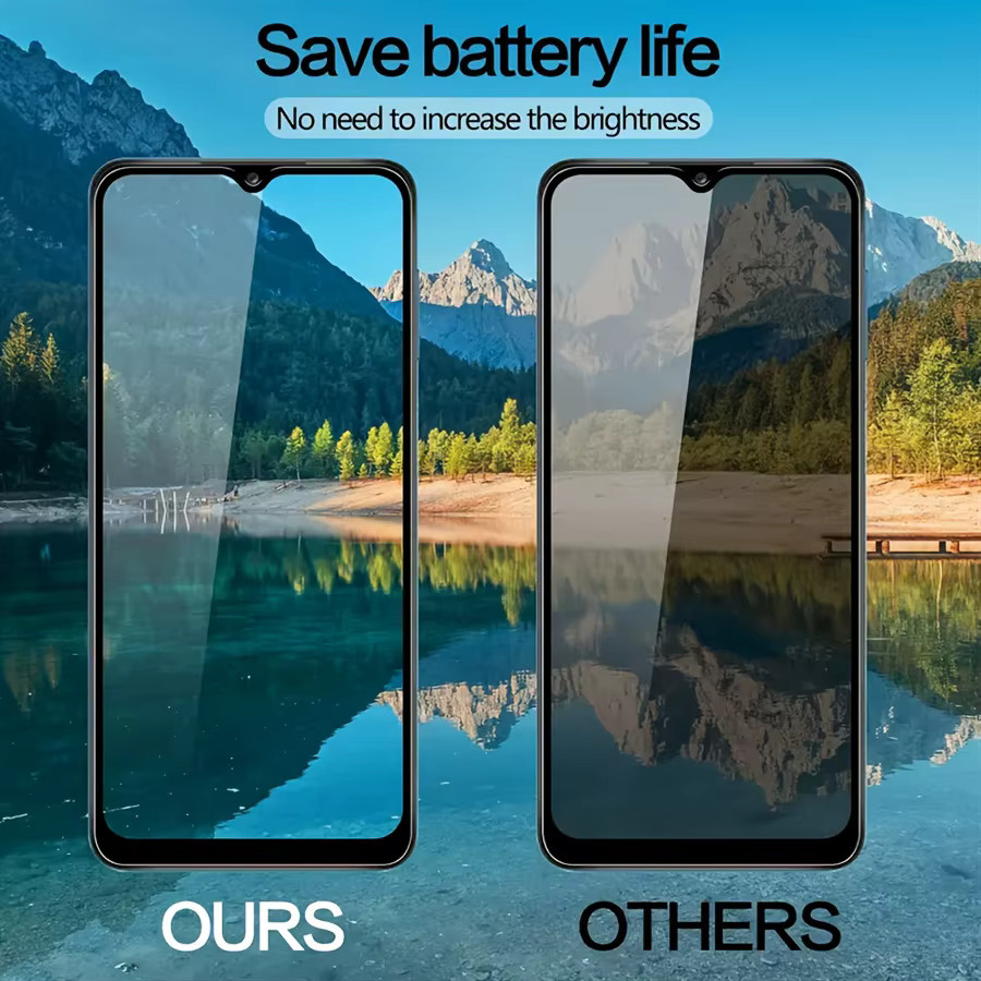 Sichtschutz-Panzerglas für Samsung Galaxy S23 S21 S20 FE A15 A14 A13 A12 A24 A23 A22 A25 A34 A35 A54 A55 A53 A52s A51 A71, transparent - Bild 4