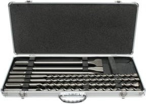 Makita SDS-MAX Bohrer- und Meisselset mit Carbide-Spitze, 7-teilig, Silber - Bild 1