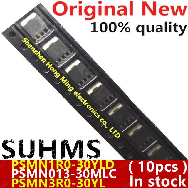 SUHMS 10er Pack MOSFET Transistoren PSMN1R0-30YLD in Schwarz - Bild 1