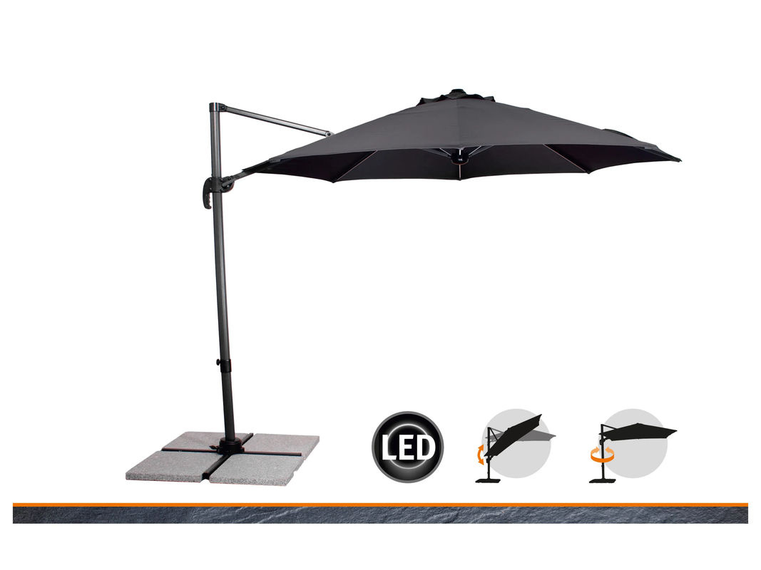 SCHNEIDER Sombra LED 300 Außenleuchte in Anthrazit aus Aluminium und Polyester - Bild 3
