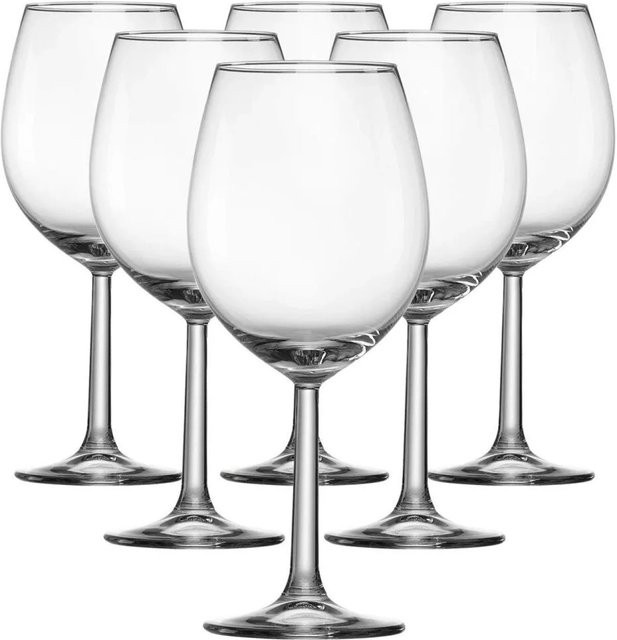 Ritzenhoff & Breker Vio Rotweingläser transparent 6er Set mit 430 ml pro Glas - Bild 1
