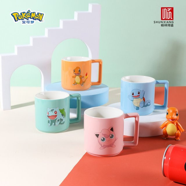 SHUNXIANG Pokémon Charmander Keramik-Kaffeetasse für Kaffee und Milch - Bild 1