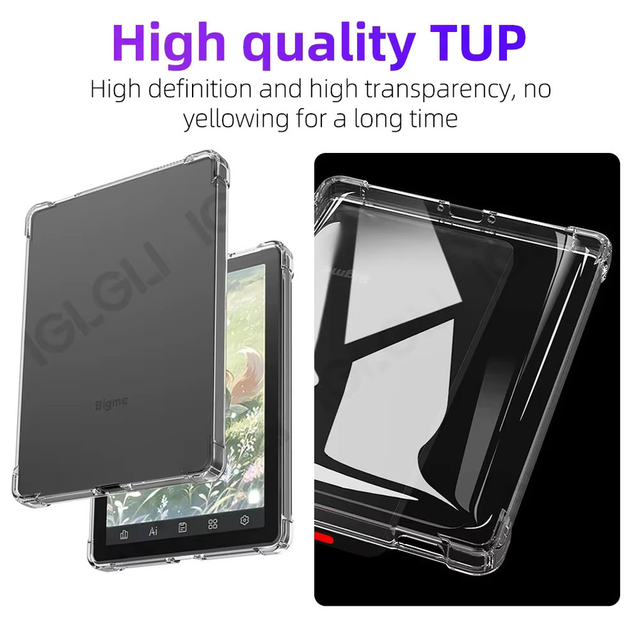Bigme B6 Zubehör-Set mit 2-in-1-Displayschutzfolie und transparenter TPU-Hülle - Bild 4