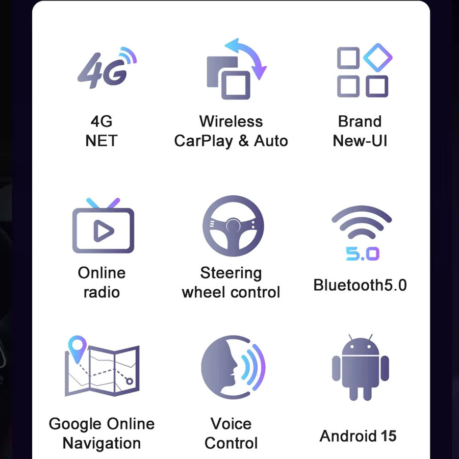 GcPaSr Android 16 Autoradio im Tesla-Stil mit 9,7 Zoll vertikalem Bildschirm, GPS Navigation und Multimedia-Player für Hyundai Sonata I40 I45 (2011-2015), Schwarz - Bild 5