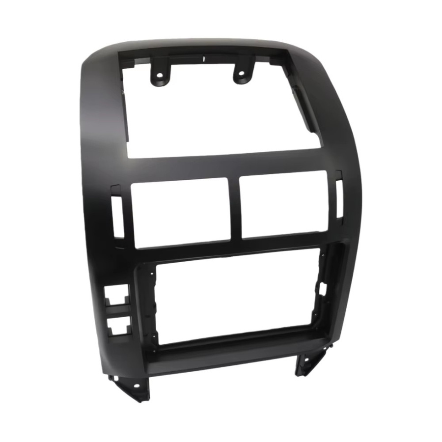 2DIN 9 Zoll Autoradio Blende für Volkswagen Polo 2013-2016 in Schwarz für Android MP5-Player Stereo-Panel - Bild 2