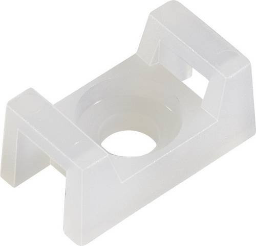 TRU Components TC-HC1S203 Befestigungssockel schraubbar Weiß - Bild 1