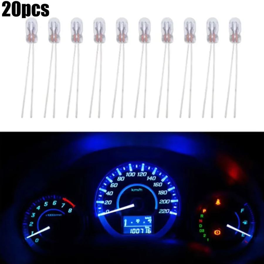 20 Stück DAZZLEEX Miniatur Halogenlampen T3 mit transparentem Quarzglas, 12 V, 3 mm Durchmesser - Bild 3