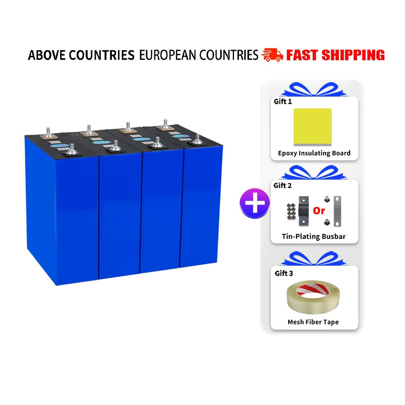 PWOD LiFePO4 3,2V 320Ah Lithium-Eisenphosphat-Zelle für DIY 12V 24V Solarenergiespeicher Camping Wohnmobil Boot in Blau - Bild 2