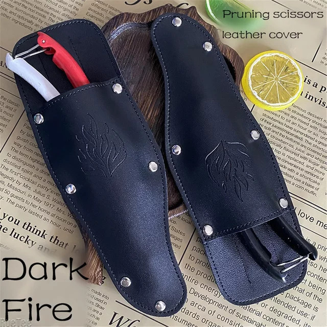 RveTee Gartenarbeit Holster aus PU Leder in Schwarz mit Verriegelung für Gartenscheren und Pruner - Bild 1