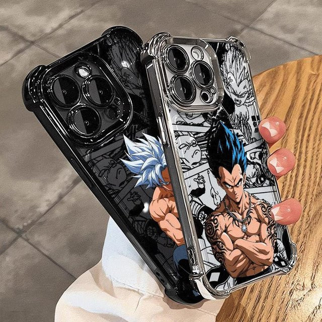 Dragon Ball Super Soft Phone Cover Hülle für iPhone 11 12 13 14 15 16 17 Pro Max Plus Multicolor - Bild 1