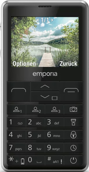Emporia Prime LTE Seniorenhandy in Schwarz mit 4G Unterstützung - Bild 1
