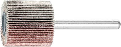 PFERD Korund Fächerschleifer A120 für Feinschliff und Finish, Durchmesser: 25 mm, Schaft-Ø: 6 mm, 10 Stück, Farbe: Braun - Bild 1