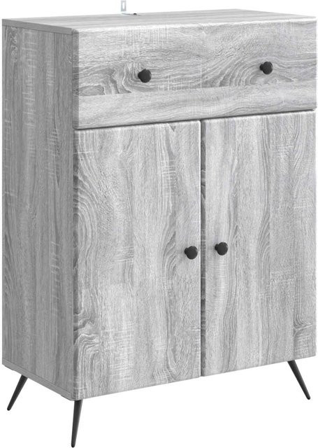vidaXL Sideboard Modern Grau Sonoma, B/T/H: 66 x 34,5 x 90 cm - Bild 1