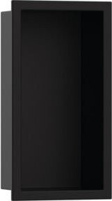 Hansgrohe Wandnische XtraStoris Original in Mattschwarz mit Rahmen, B/H/T: 15,0 x 30,0 x 7,0 cm - Bild 1