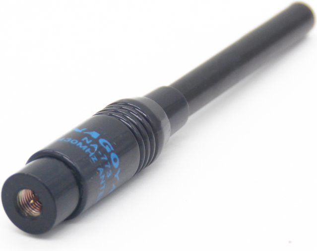 Nagoya NA-773 SMA-M Hand-Teleskopantenne für UHF/VHF in Schwarz für YAESU VX-1R BaoFeng UV-3R TONGFA UV-985 TYT TH-UV8R UV-F9 - Bild 1