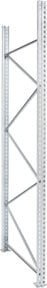 Bito Stützrahmen PRO Set P1 verzinkt in Silber, Höhe: 200 cm, Tiefe: 110 cm - Bild 1