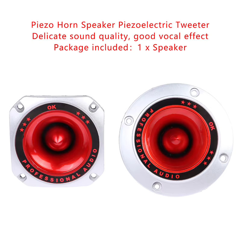 Marbit Piezoelektrischer Car Audio Hochtöner in Rot - Bild 1
