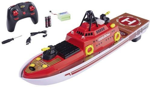 Carson Modellsport Feuerlöschboot RC Motorboot Rot Länge: 560 mm - Bild 1