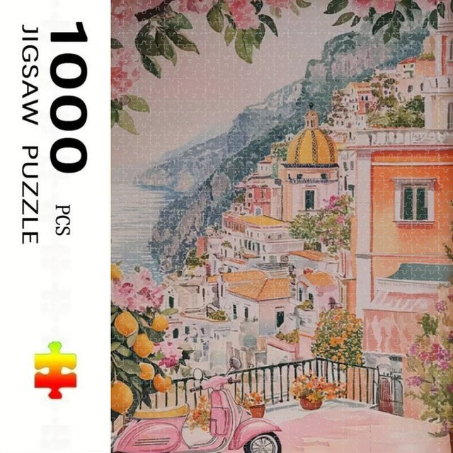 KAYOU Positano Küstenstadt Puzzle, Bunt / Mehrfarbig - Bild 1