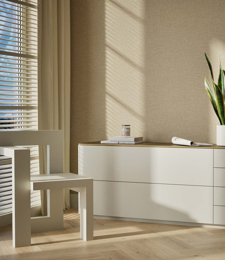 KEK Amsterdam Tapete Melbourne Natural Chique in Beige aus Vinyl und waschbar - Bild 1