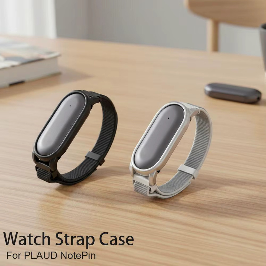 PLAUD NotePin und NotePin S Silikon Strap Anti-Scratch Handgelenkband in Grau - Bild 6