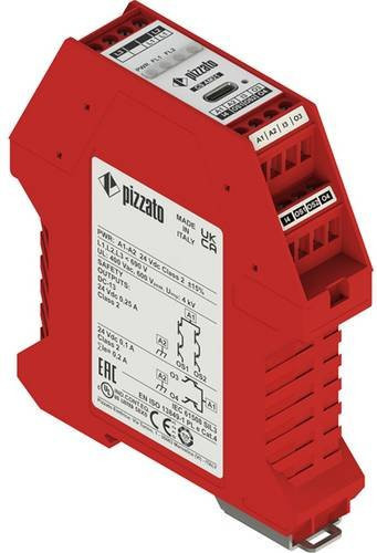Pizzato Elettrica Sicherheitsschaltgerät CS AM21P1VU in Rot mit 24V Betriebsspannung - Bild 1