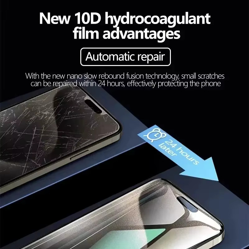 Xiaomi Hydrogel Display Schutzfolie Full Cover HD Klar für Poco X6 Pro, X5 5G, F5 5G, M6 Pro, C65, X6, F6 - Bild 4