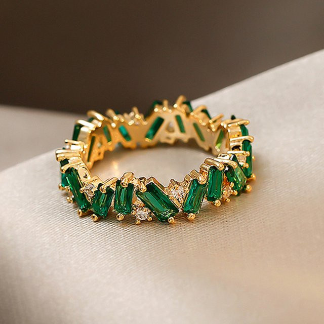 Huitan Chic Ring, Gold, Zirkonia, Damen - Bild 1