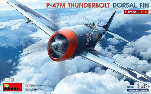 Miniart P-47M Thunderbolt Dorsal Fin, Advanced Kit, 1:48 - Bild 1