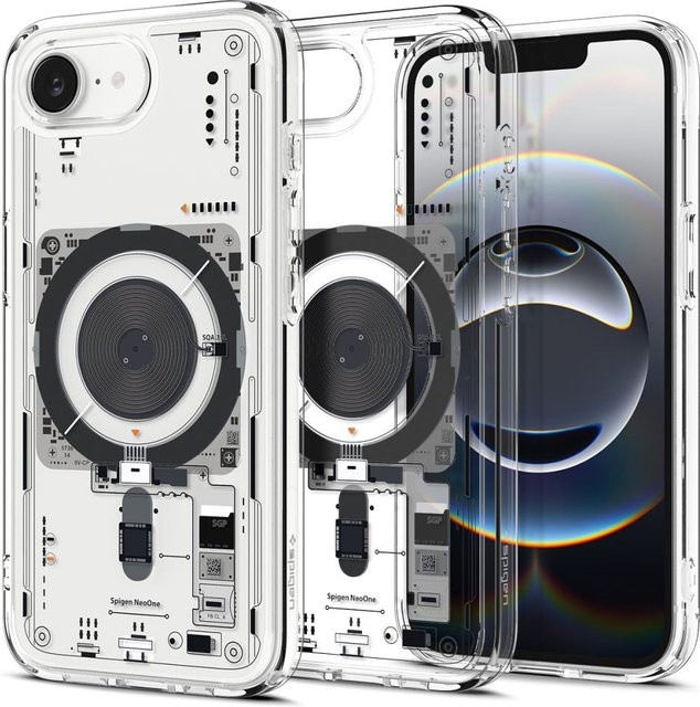 Spigen Ultra Hybrid Neo One MagSafe Schutzhülle für Apple iPhone 17e und iPhone 16e, Transparent - Bild 1