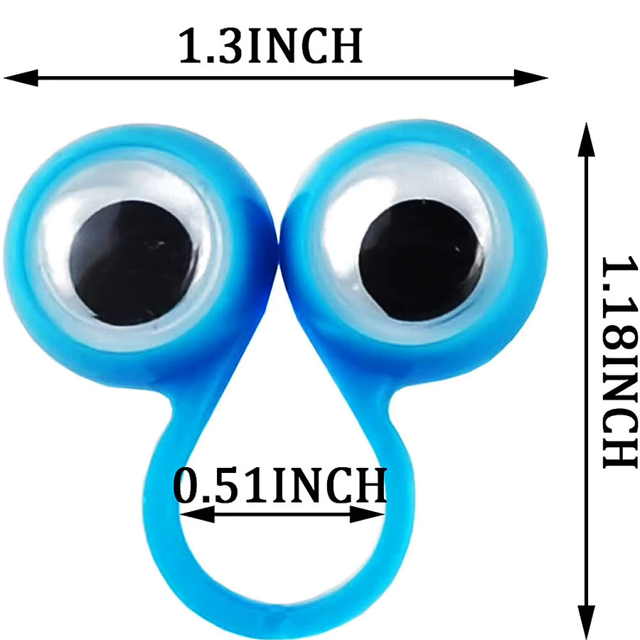 Auge Ring Fingerpuppe Spielzeug Set, Bunt / Mehrfarbig, 50/100 Stücke - Bild 3