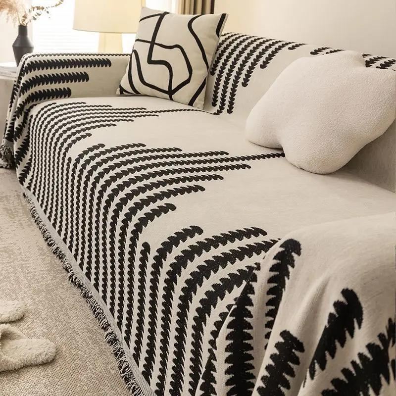 Yiran Furniture Sofaüberwurf aus Polyester, rutschfester Sofabezug für alle vier Jahreszeiten, B/T: 180 x 130 cm - Bild 3