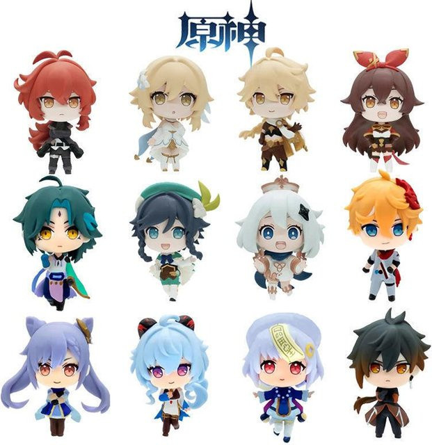 Yiran toy 1 Genshin Impact Anime-Modell Blind Box 5-teiliges Set Actionfiguren - Bild 1