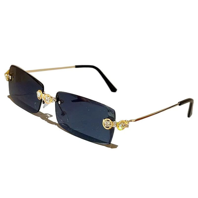 KAMMPT Sonnenbrille Rechteckig, randlos, Metall, Damen - Bild 4