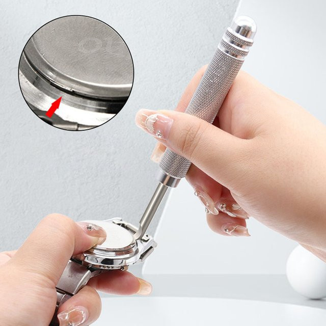 Uhren-Reparaturwerkzeug Edelstahl, Silber, Unisex - Bild 1